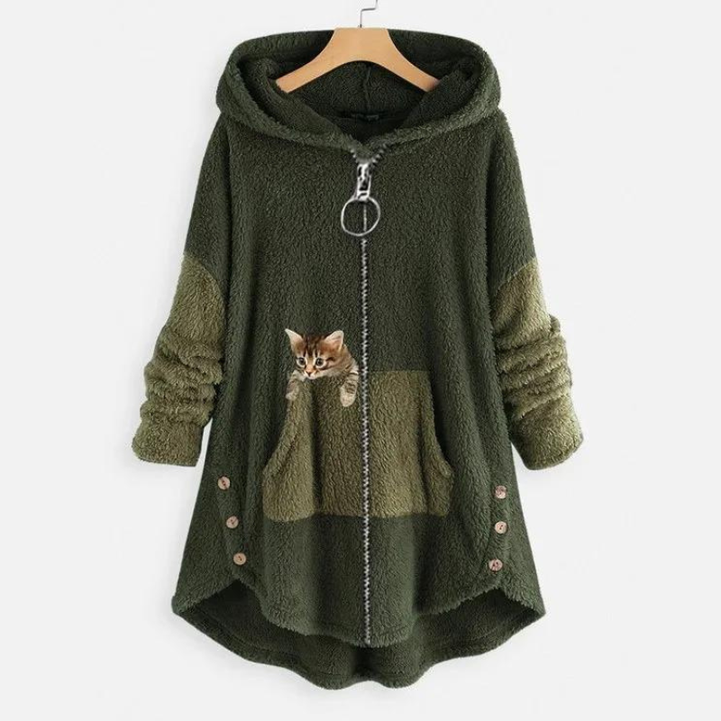 Graziella™ | Sudadera con capucha de felpa suave